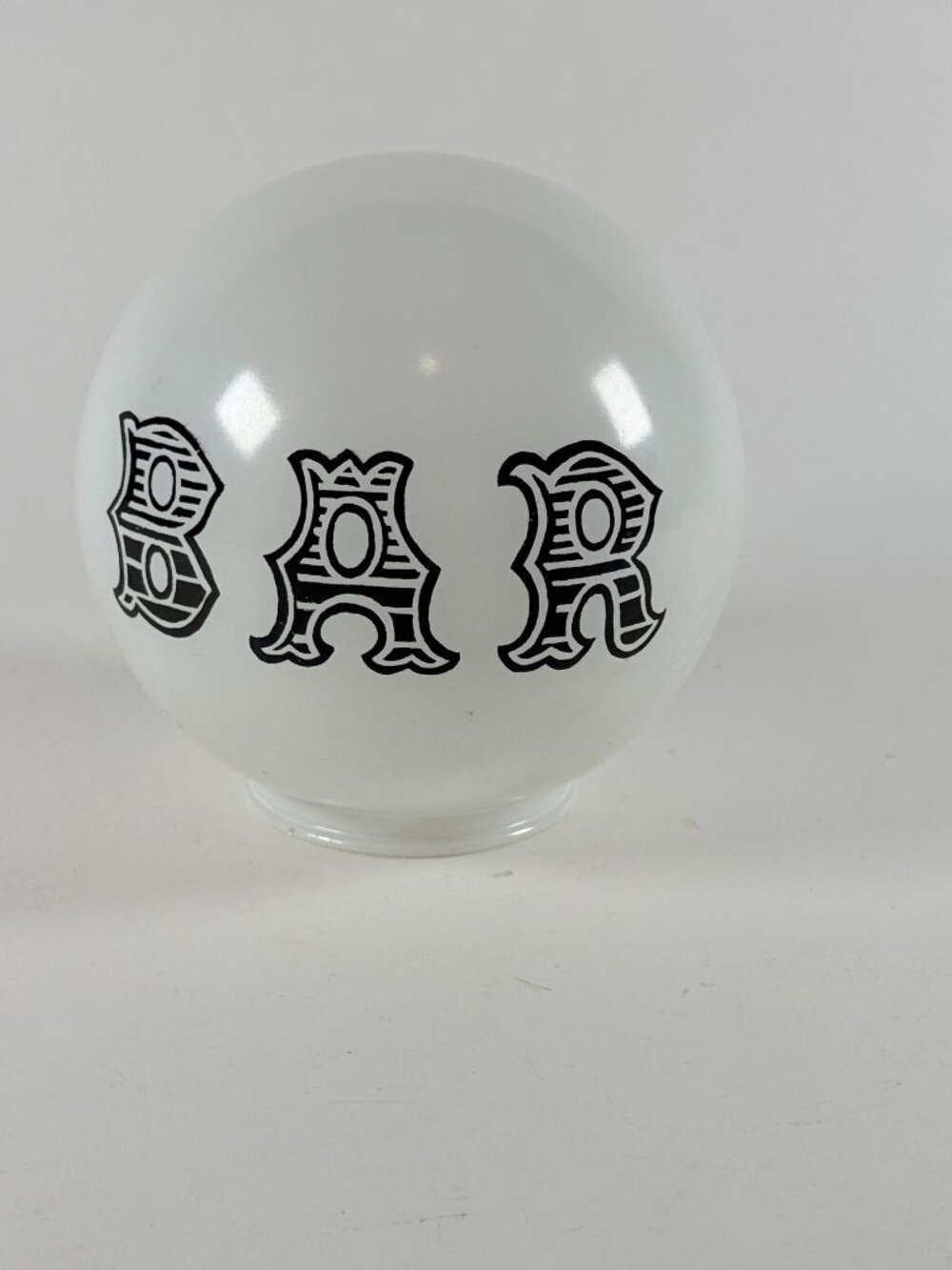Vintage Bar Milk Glass 6 in Globe Lamp Shade Bar Tavern Pub